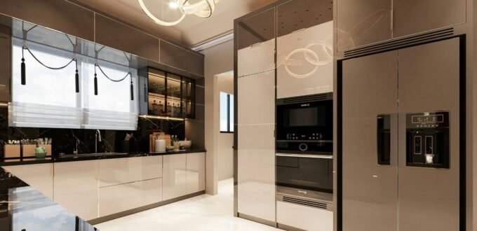 Newly fitted kitchen